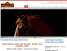 Tablet Screenshot of grandviewhorsecamp.com